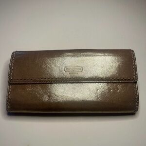 Coach Metallic Gold/Silver Wallet